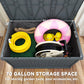 70-Gallon Resin Deck Box with Handles - Dark Grey