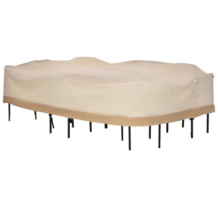 129.9" Oval Patio Table & Chair Set Cover
