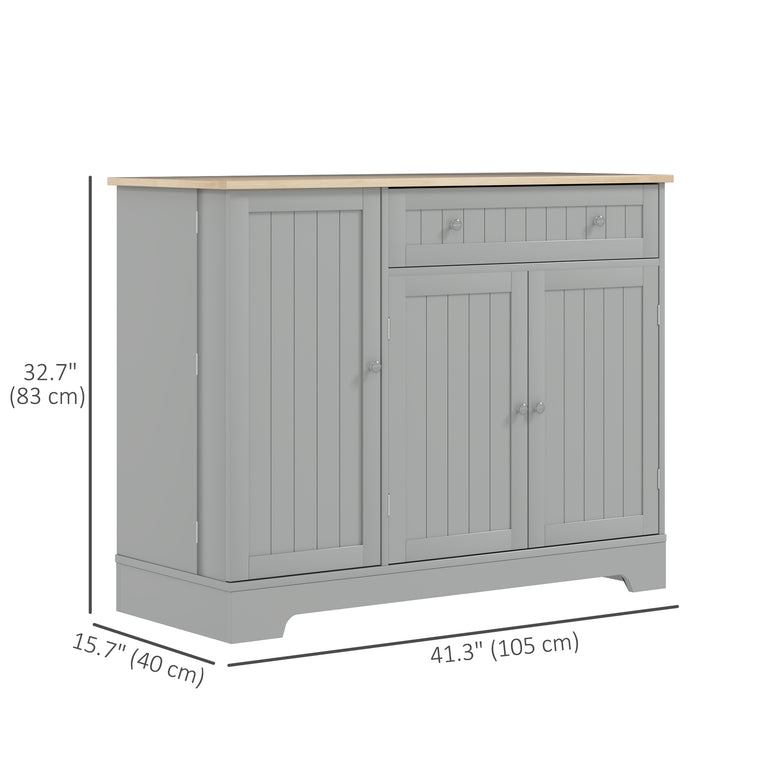 41" Sideboard Buffet Cabinet with 3 Doors
