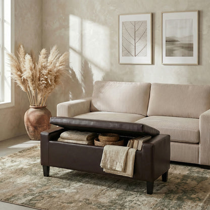 Tufted Storage Ottoman Bench