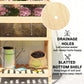 Raised Garden Bed Planter with Cold Frame, Wooden Elevated Planter Box with Folding Side Table and Shelf, Natural Wood