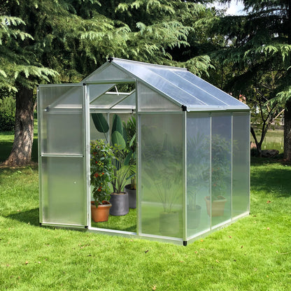 6' x 6' x 6.4' Portable Polycarbonate Greenhouse
