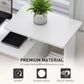 Computer Desk with Sliding Keyboard Tray Storage Drawer Shelf Home Office Workstation White