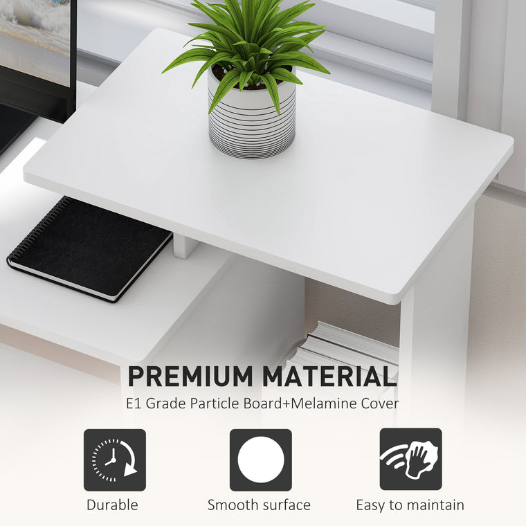 Computer Desk with Keyboard Tray & Storage Drawer
