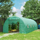 26' x 10' x 6.6' Large Walk in Tunnel Greenhouse Garden Plant Seed Green House Premium Steel Frame