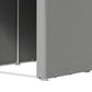 Portable Bicycle Shed with Galvanized Steel Frame and Large Door, Waterproof Outdoor Shed for Garden Tools, Light Grey