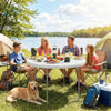 4ft White Plastic Folding Picnic Table