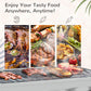Stainless Steel Charcoal BBQ Grill, Portable Barbecue Grill with Handles for Outdoor, Cooking, Camping, Picnic