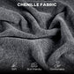 Vintage Loveseat, Upholstered Love Seat Furniture, Chenille-feel Fabric 2 Seater Sofa Couch with Rolled Arms, Gourd-Shaped Rubber Wood Legs for Living Room, Dark Grey