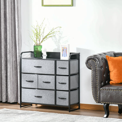 7-Bin Fabric Dresser Storage Tower
