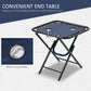 Zero Gravity Chair Set of 2 Patio Chair with Side Table Cupholders and Pillows for Pool, Backyard, Lawn, Beach, Red