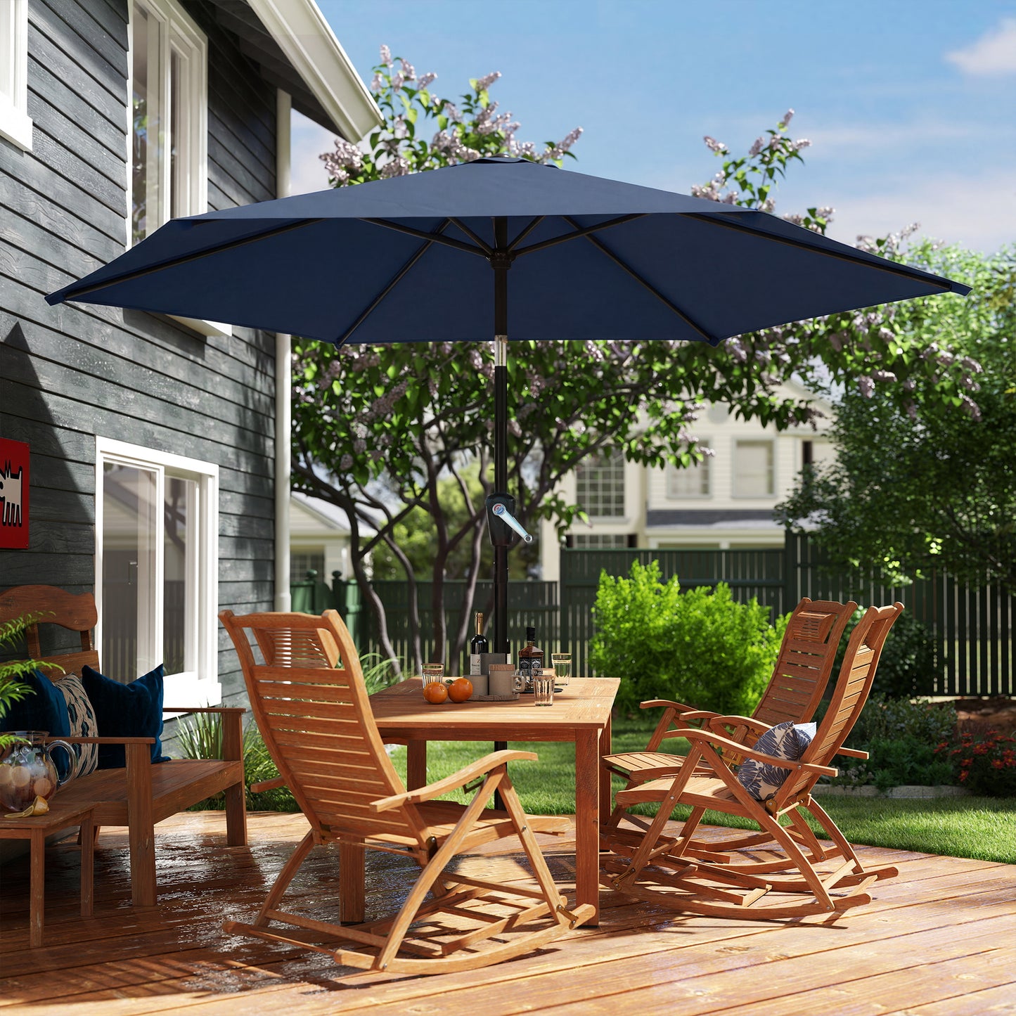 9' Patio Umbrella with Tilt & Crank