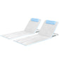 2 Pieces Beach Lounge Chair, Outdoor Folding Chaise Lounge Set w/ Pillow for Sunbath, Snap, Beige