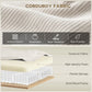 L-Shape Corduroy Sectional Sofa with Reversible Chaise - Cream White