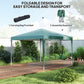 10 x 10ft Folding Pop Up Tent Outdoor Gazebo Canopy with Carrying Bag, Dark Green