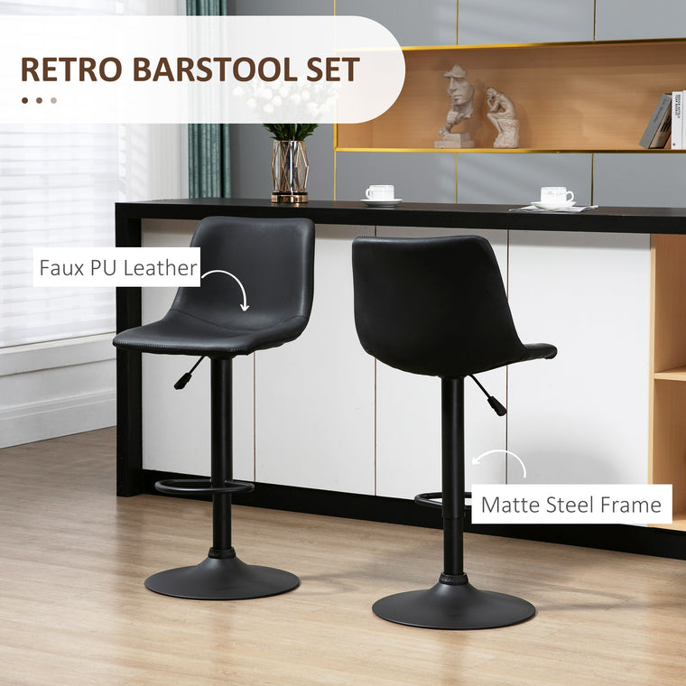 Swivel Counter Height Bar Stools Set of 2