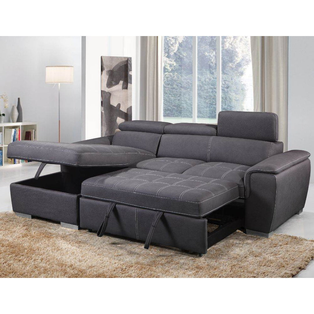Jordan Sleeper Sectional with Storage Chaise - Forward Furniture