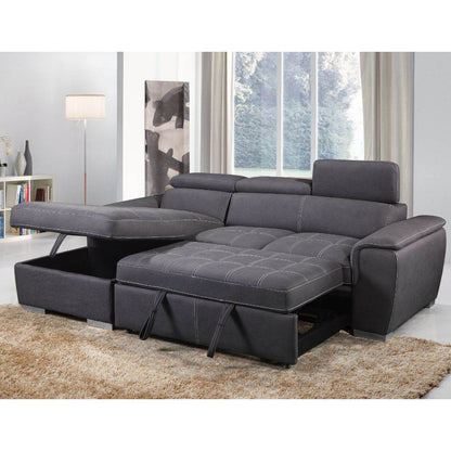 Jordan Sleeper Sectional with Storage Chaise - Forward Furniture