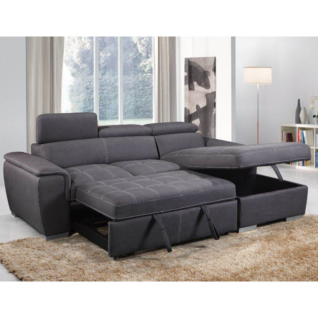 Jordan Sleeper Sectional with Storage Chaise - Forward Furniture
