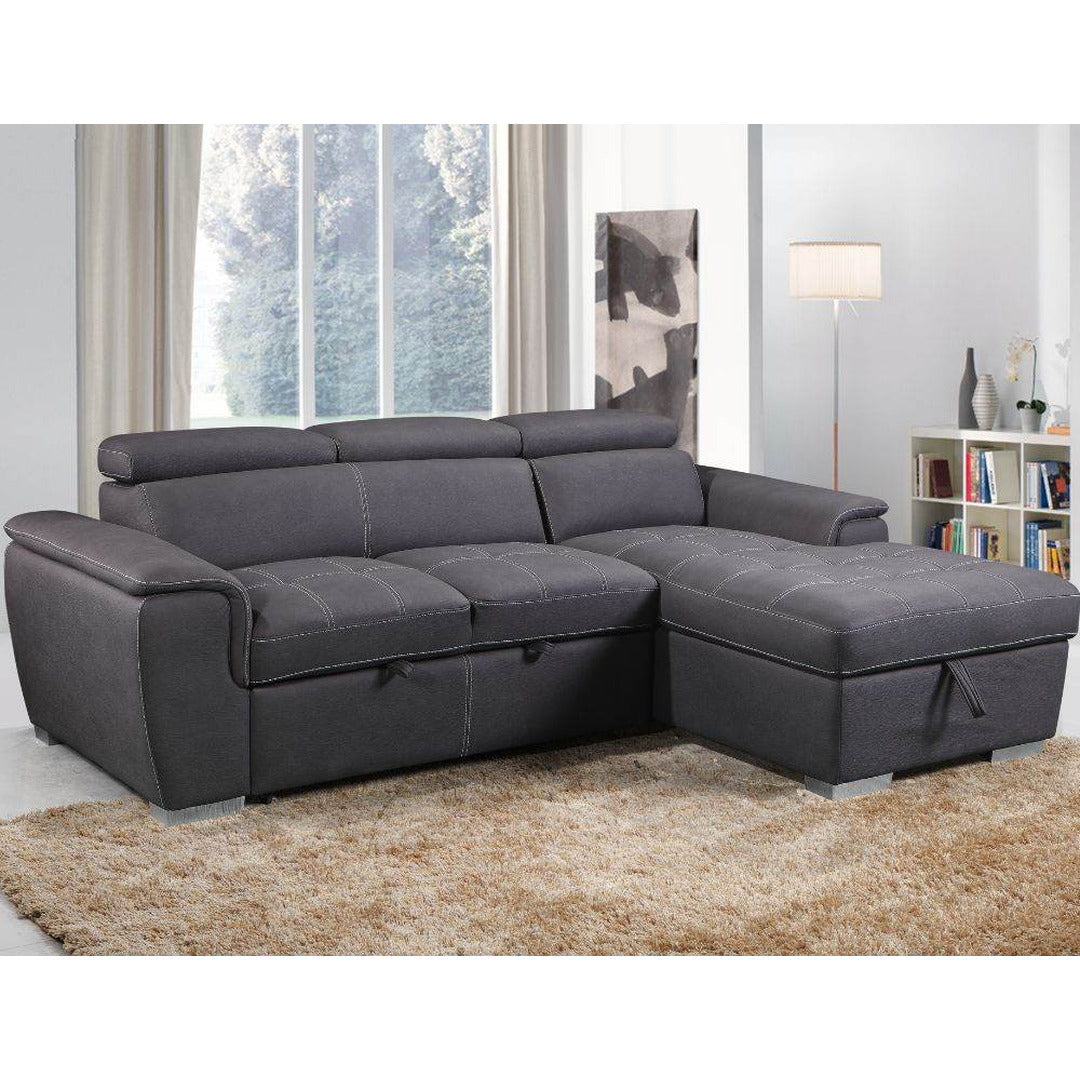 Jordan Sleeper Sectional with Storage Chaise - Forward Furniture