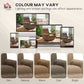 Power Recliner Chair, Fabric Upholstered Recliner Chair with USB Ports, Swivel and Rocking Function, Footrest