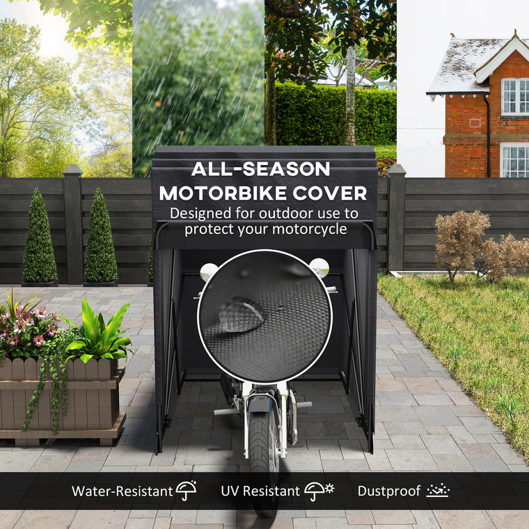 Motorcycle Shelter with Window