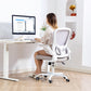 Ergonomic Mesh Office Chair with 4D Lumbar Support, Swivel Desk Chair with Flip-up Armrests, Tilt Function, Grey