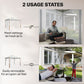 10' x 12' Patio Gazebo, UPF50+ Double Roof Outdoor Gazebo Canopy Shelter with Netting for Backyard, Patio, Cream White