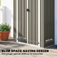 Apex Roof Metal Garden Shed with Shelf
