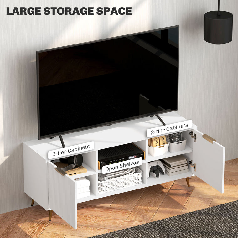 TV Stand with Storage for 55" TV