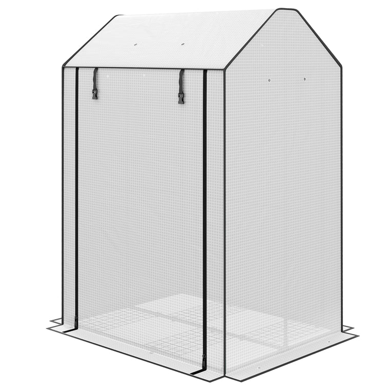39.4" x 31.5" x 59.1" Tomato Greenhouse with Wire Shelves