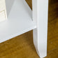 Side Table Set of 2, End Tables with Drawer and Bottom Shelf, 2-tier Nightstand for Bedroom, Living Room, White
