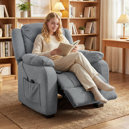 Power Massage Recliner with 2 Memory Positions