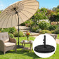 Patio Umbrella Base Portable Outdoor Umbrella Stand for Poles 1.4"/1.5"/1.9" Black