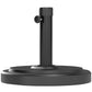 48 lbs Black Round HDPE Patio Umbrella Base