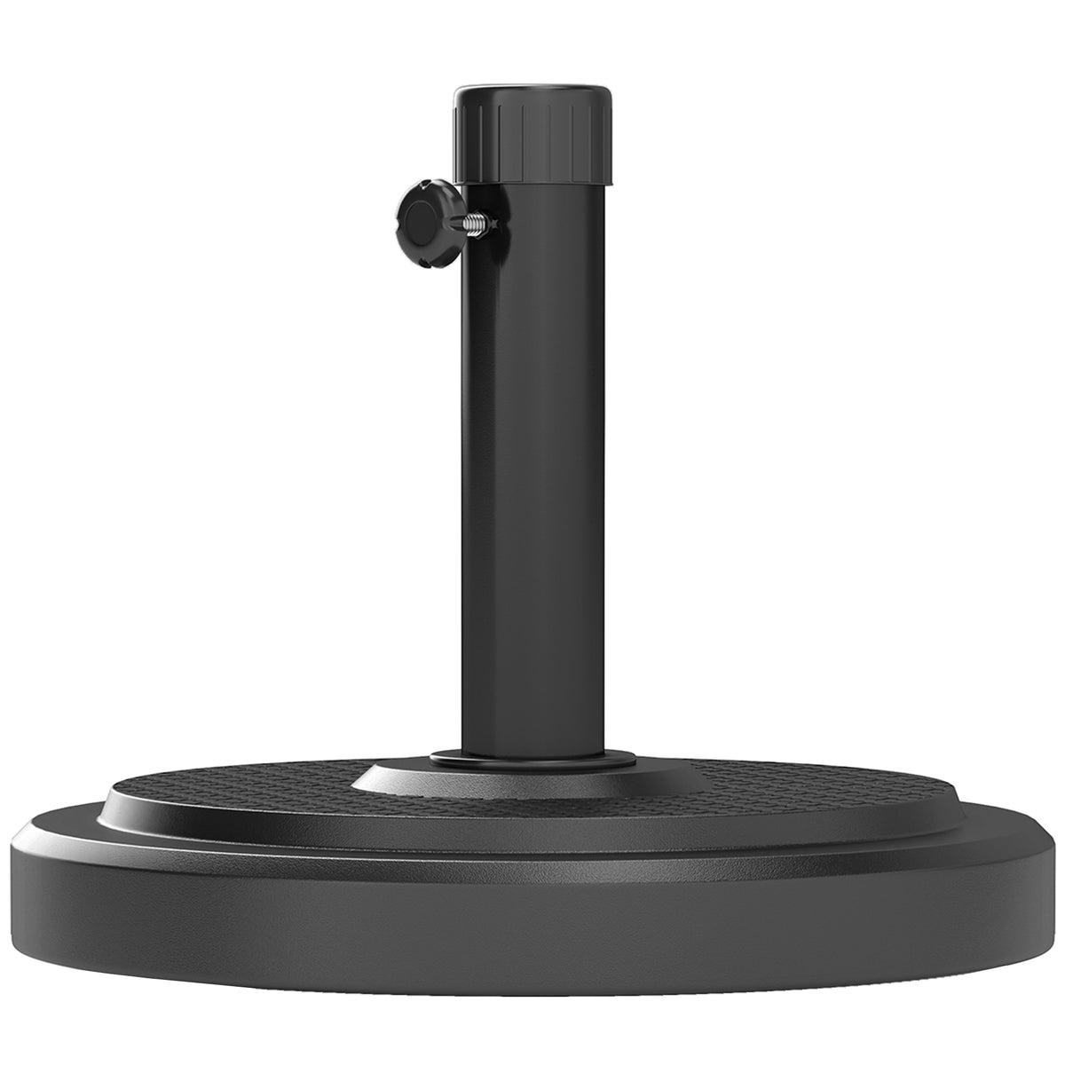 48 lbs Black Round HDPE Patio Umbrella Base