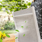 Set of 2 Outdoor Garden Chairs, Stackable Patio Dining Chairs with Breathable Fabric, Armrests and Backrest, Light Grey