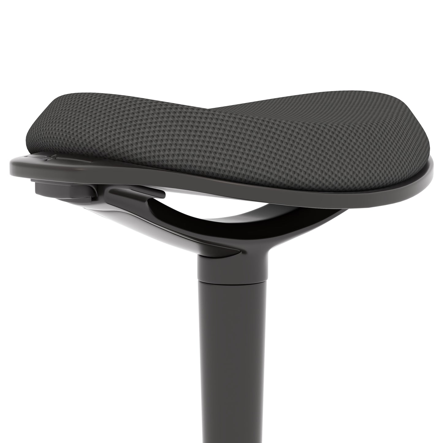 Standing Desk Stool, Ergonomic Wobble Chair, Adjustable Leaning Stool for Office Desks, with Rocking Motion, Black