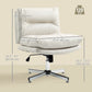 Armless Office Chair, Criss Cross Chair with Adjustable Height & Tilt Function for Home Office, Study, Light Grey