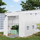 Portable Walk-In Tunnel Greenhouse Garden Warm House