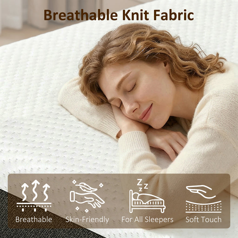Memory Foam Mattress in a Box, Medium Firm