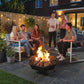 20" Foldable Wood-Burning Fire Pit with Poker