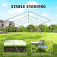 Heavy Duty Large Party Tent & Carport with Removable Sidewalls, Portable Garage Canopy Tent, White