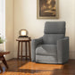 Power Recliner Chair, Chenille Upholstered Recliner Chair with USB Ports, Footrest, Dark Grey