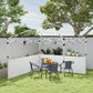 Canopy Sidewalls for 10' x 10' or 10' x 20' Pop up Canopy, 2 PCS Canopy Half Walls Only, White