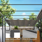 10' x 10' Outdoor Gazebo, Retractable Pergola Canopy with Magnetic Fixture, UPF30+ Metal Pergola Kit, Grey