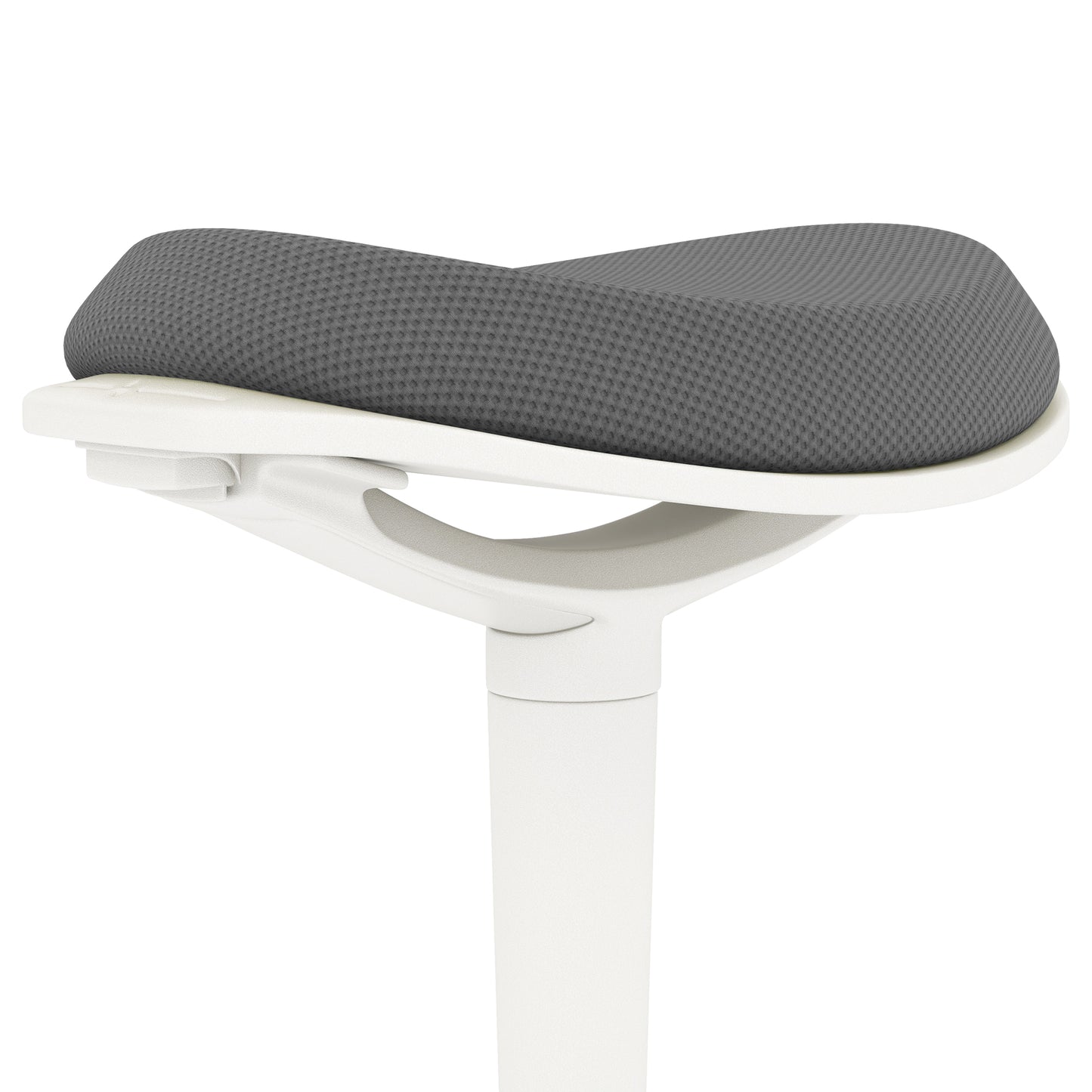 Standing Desk Stool, Ergonomic Wobble Chair, Adjustable Leaning Stool for Office Desks, with Rocking Motion, Grey