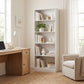 5-Tier Bookcase, Storage Bookshelf with Adjustable Shelves, Display Shelves for Living Room, Home Office, White