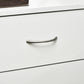 Bedside Table with 3 Drawers, Modern Wood Nightstand, Side Table with Anti-tipping Design for Bedroom, Set of 2, White