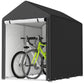 4 x 6ft Outdoor Storage Shed Tent, Portable Shed with Roll-up Door for Motorcycle, Bike, Garden Tools